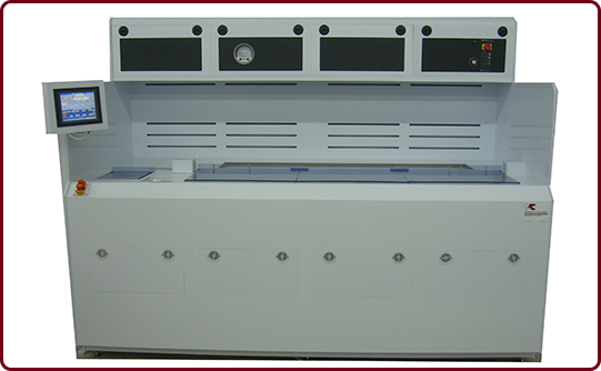 Horizontal quartz diffusion tube cleaner