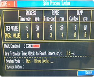 Rotary-Wafer-Etching-System=Touch-screen-showing-1.6-se